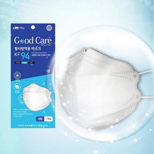 Good Care KF94 Protective Face Mask 4 Ply Premium KF94 Certified + 1 Free mask strap included